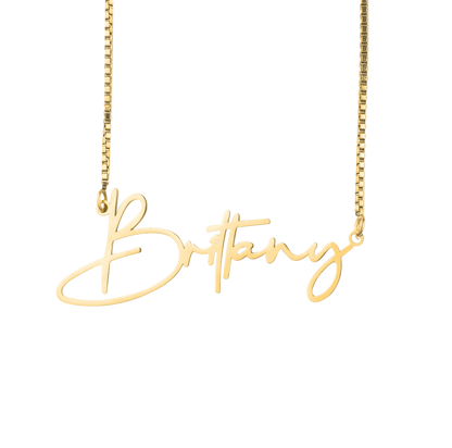 Personalized Modern Name Necklace