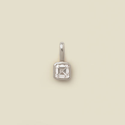 Customized April Birthstone Charm