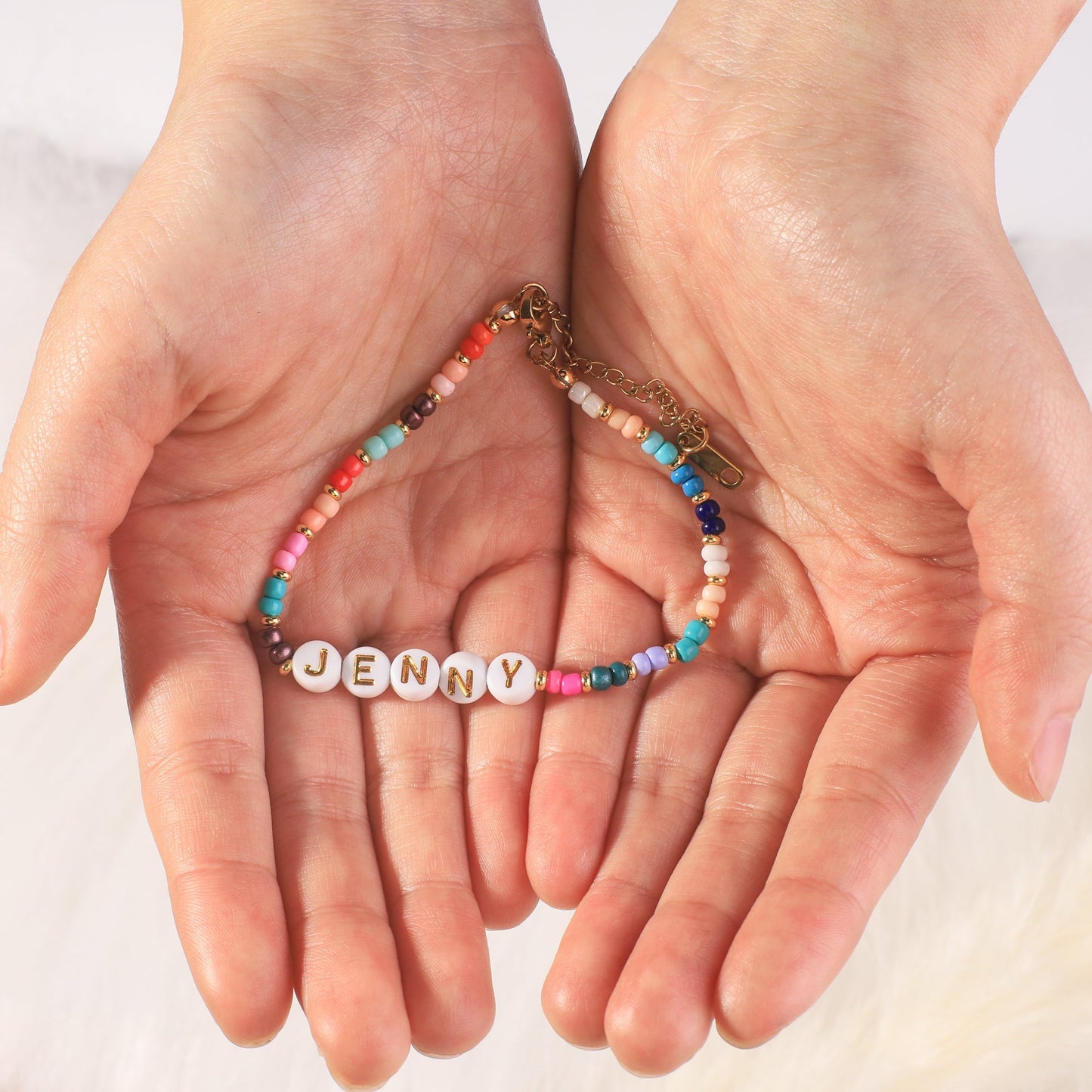 Personalized Beaded Name Bracelet