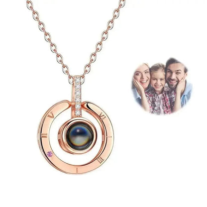 Custom Photo Projection Jewelry Necklace | Bracelet | Keychain