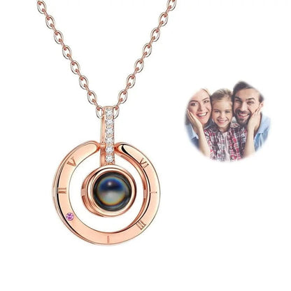 Personalized Projection Photo Necklace