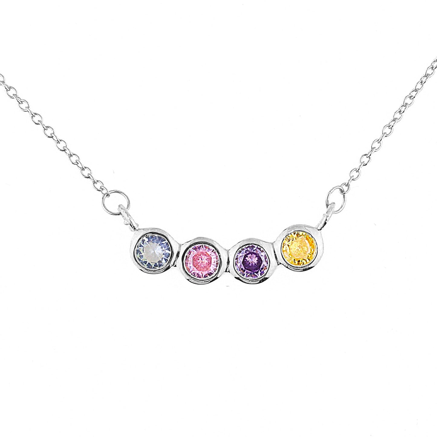 Personalized Birthstones Necklace