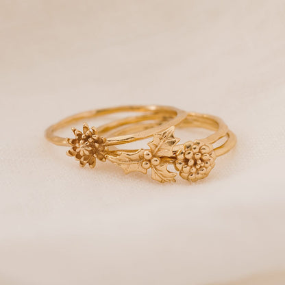 December Flower Ring