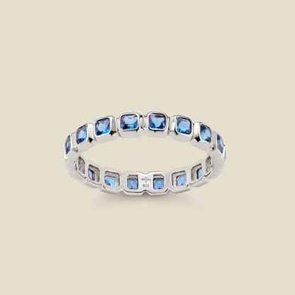 Personalized December Birthstone Eternity Ring