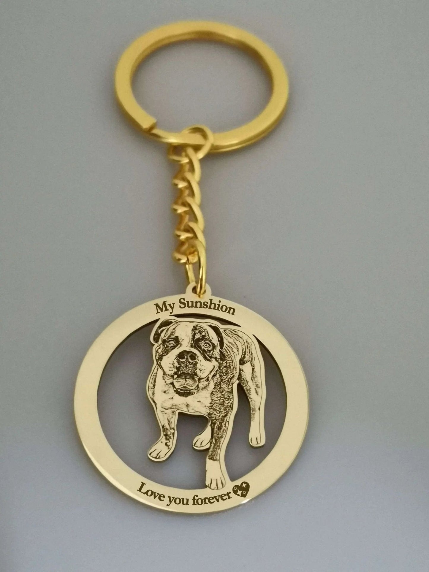 Personalized Engraved Necklace and Keyring