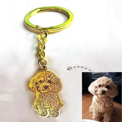 Personalized Engraved Necklace and Keyring