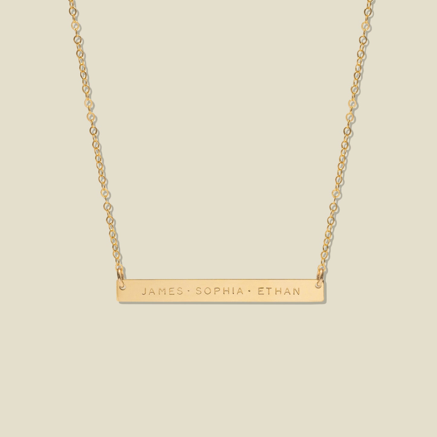 Personalized Bar Necklace