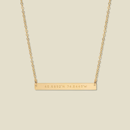 Everly Bar Necklace