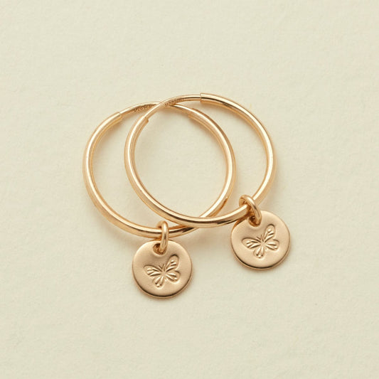 Personalized Hoop Earrings