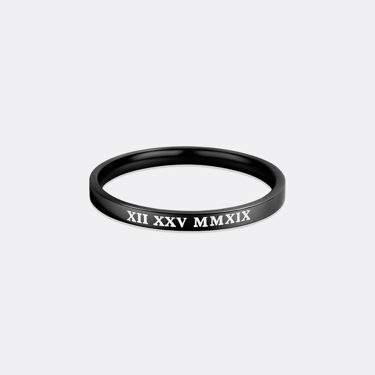 Personalized Roman Numerals Ring