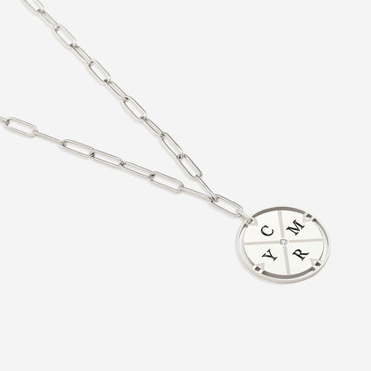 Custom Compass Pendant Necklace