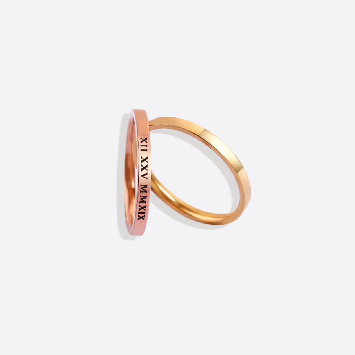 Personalized Roman Numerals Ring