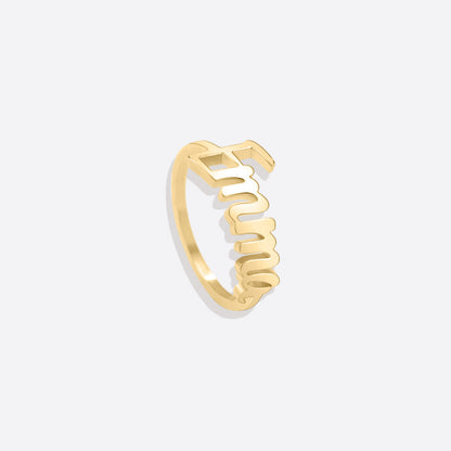 Custom Nameplate Ring