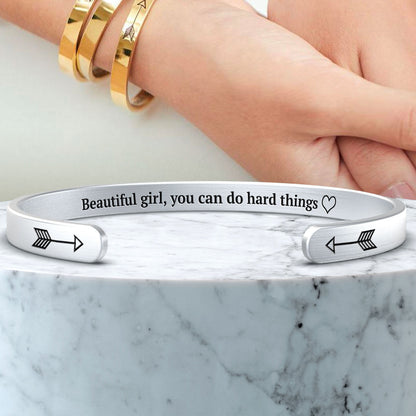 Personalizable Cuff Bracelet for Girls