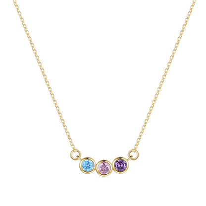 Personalized Birthstones Necklace