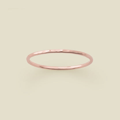 Hammered Stacking Ring