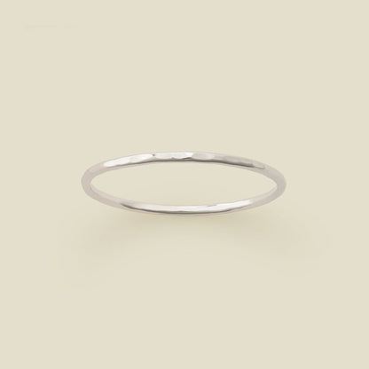 Hammered Stacking Ring