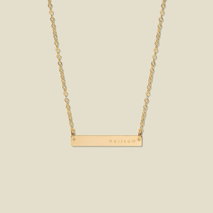 Horizontal Bar Necklace