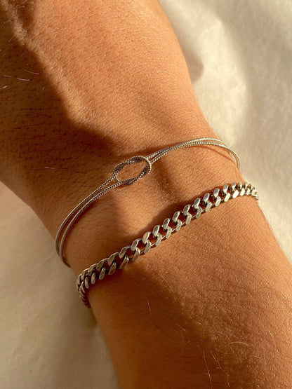 Dainty Love Knot Couple Bracelets