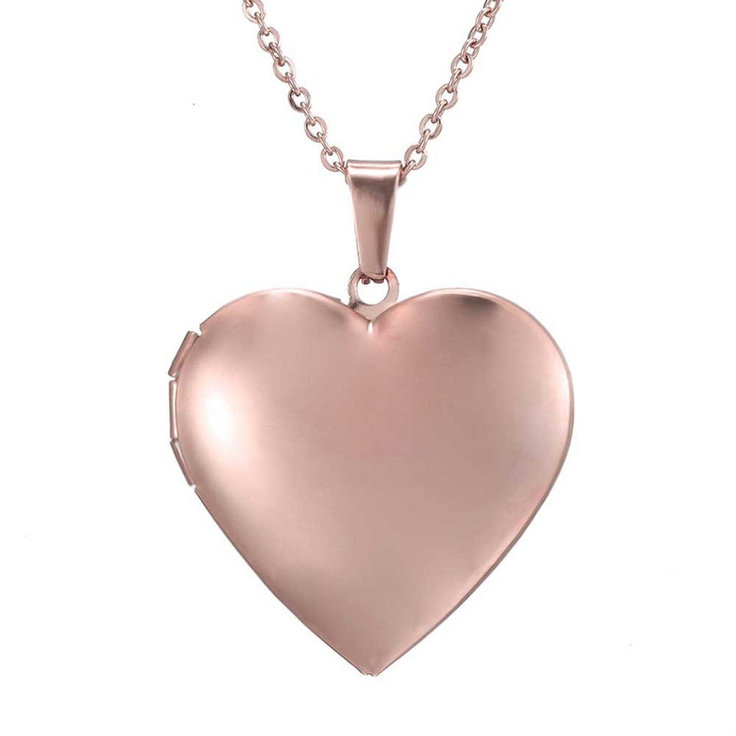 Personalized Stainless Steel Heart Locket Necklace