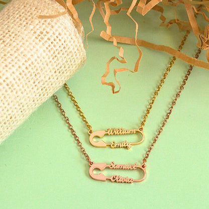 Personalized Engraved Name Necklace for Women