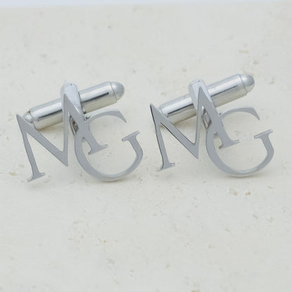 Personalized Initial Cufflinks for Men