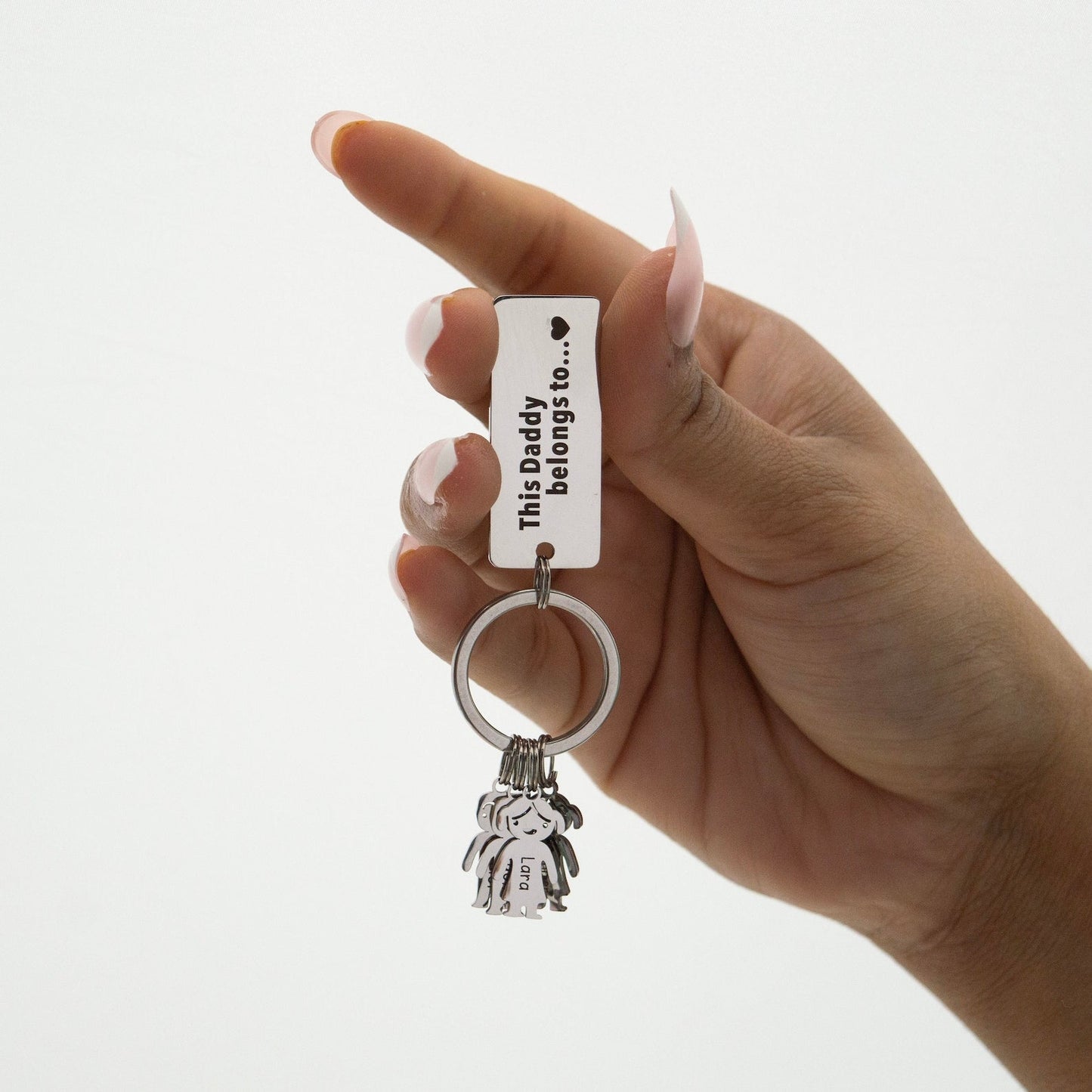 Personalized Family Names Keyring Keychain