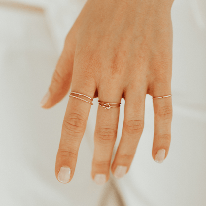 Personalized Knot Design Ring