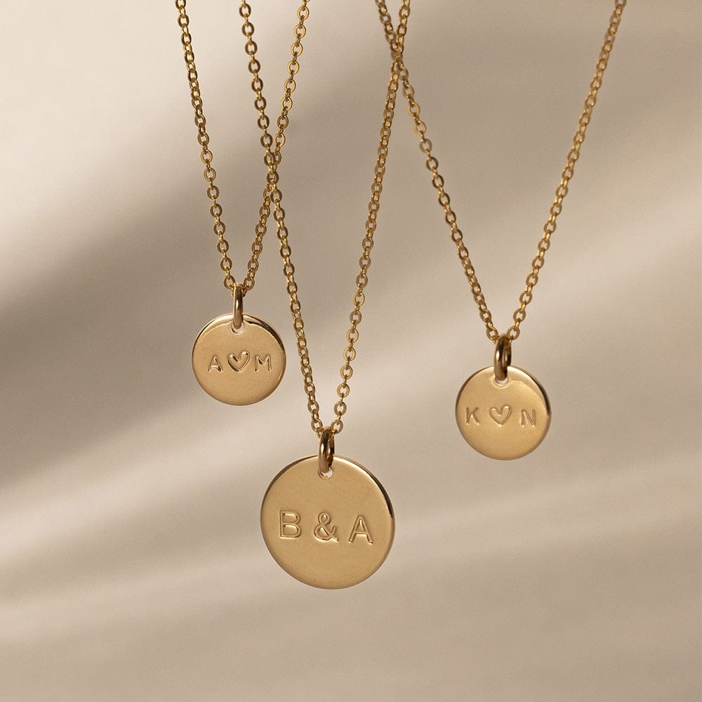 Love Disc Necklace