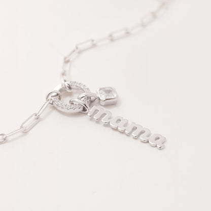 Personalized Mama Charm Necklace