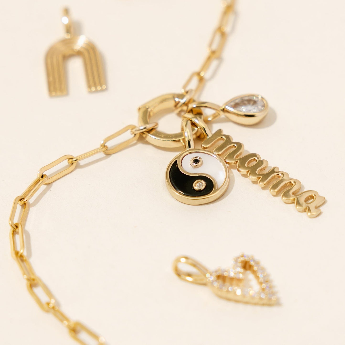 Personalized Mama Charm Necklace