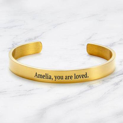 Personalized Cuff Bracelet