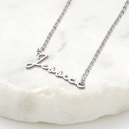 Personalized Name Necklace in 9 Styles