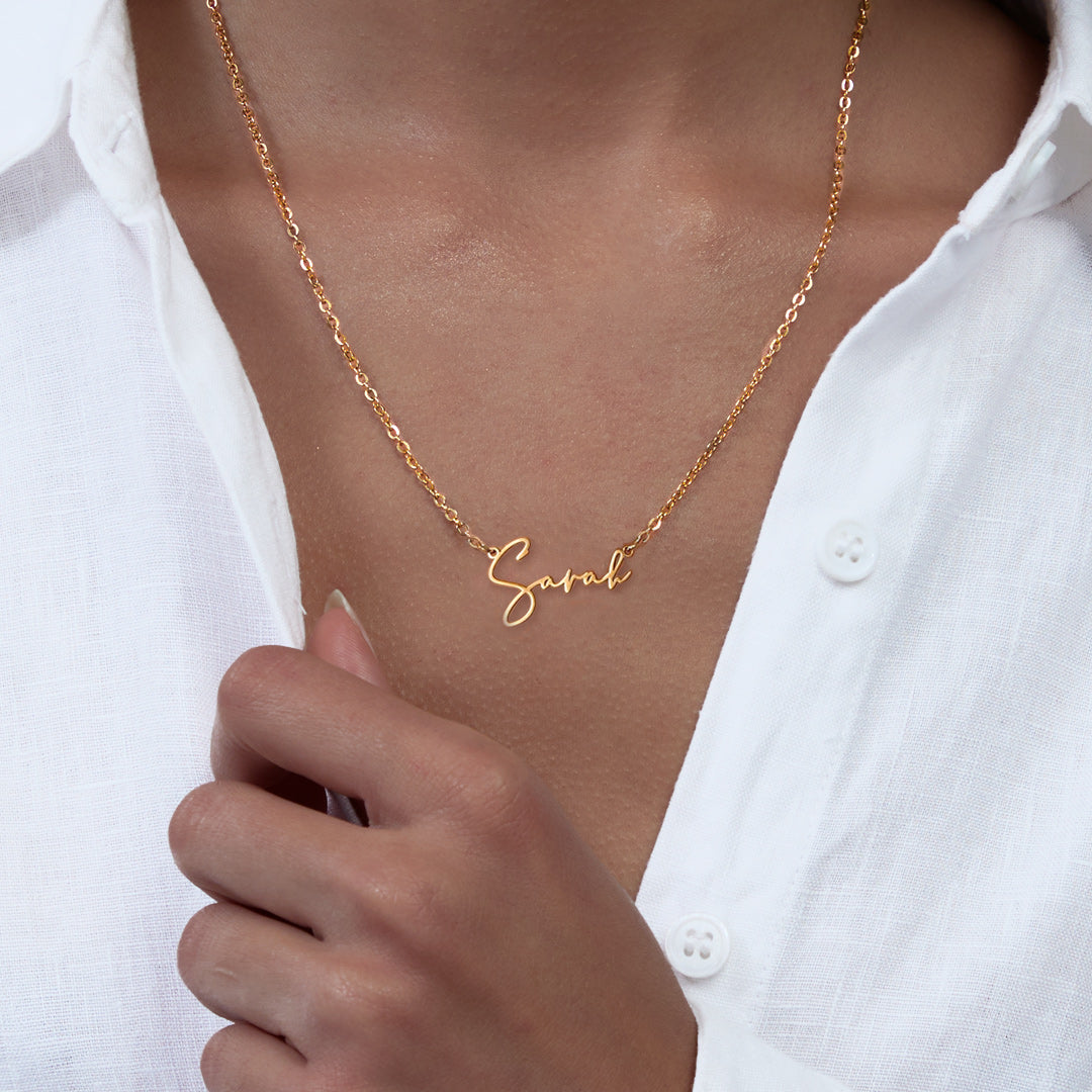 Personalized Name Necklace in 9 Styles