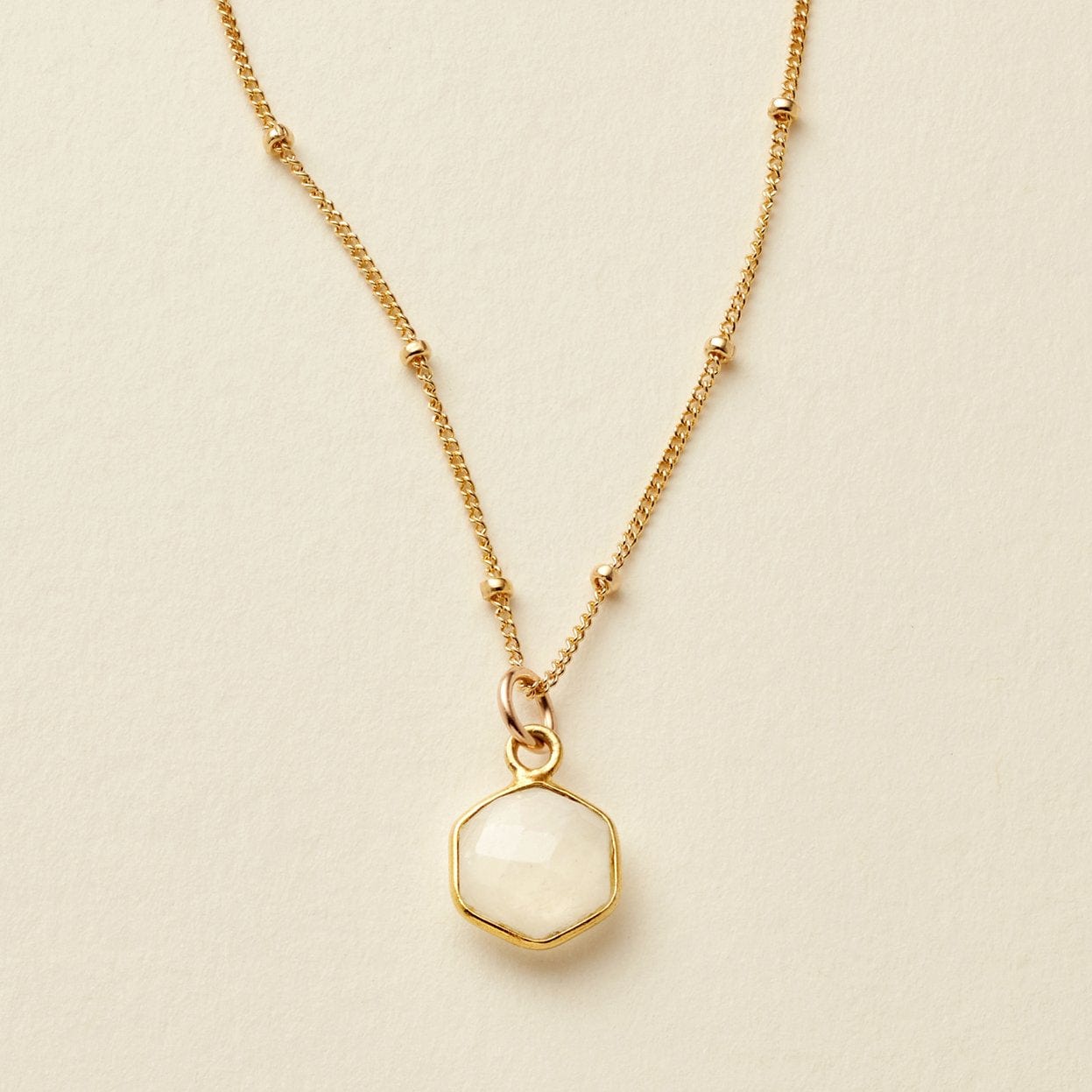 Moonstone Gemstone Necklace