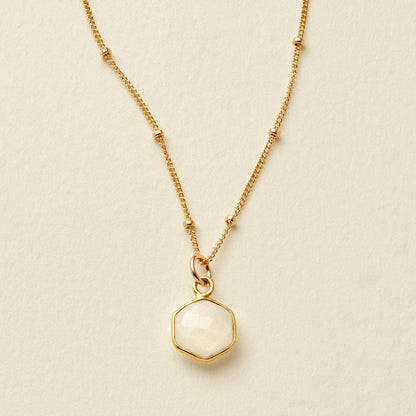 Moonstone Gemstone Necklace