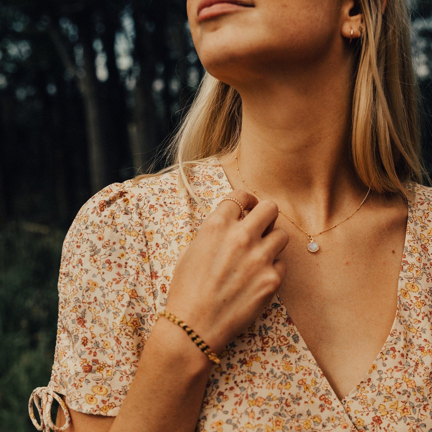 Moonstone Gemstone Necklace