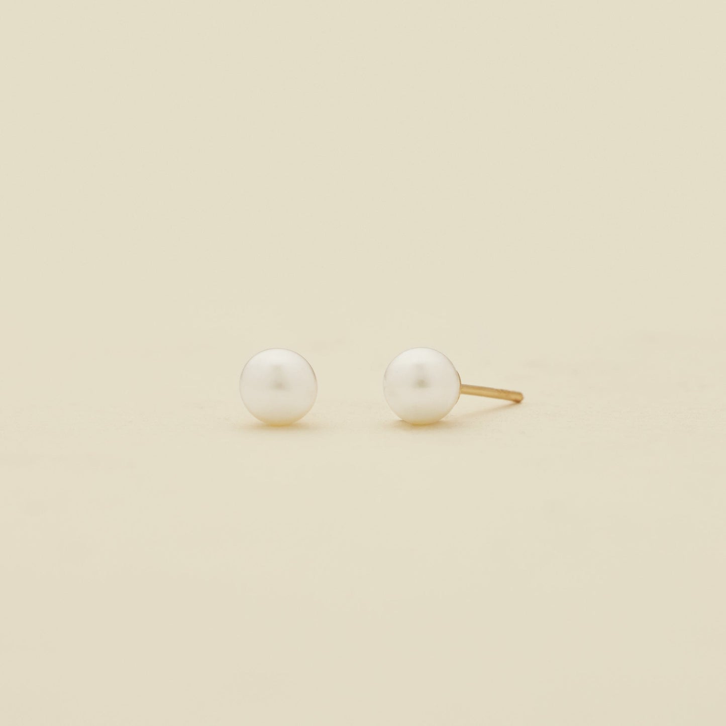 Personalized Pearl Stud Earrings