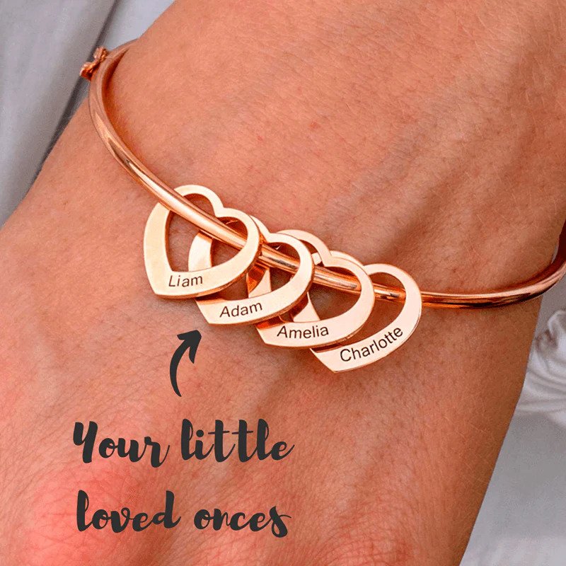 Custom Heart Design Bracelet