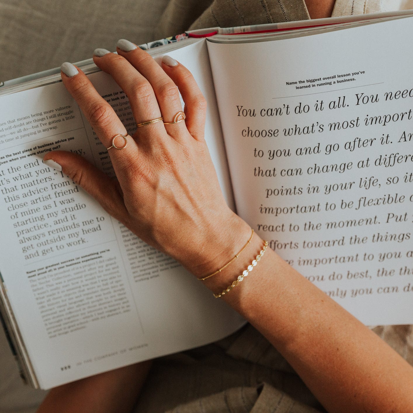 Personalized Poppy Bracelet