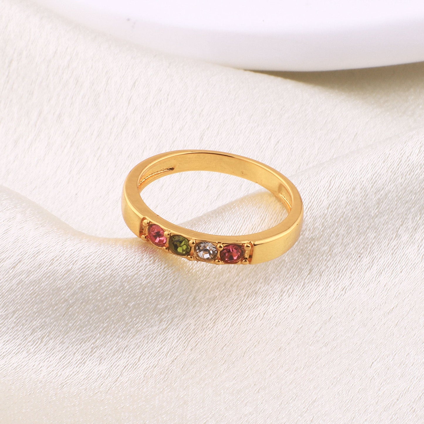 Personalized Stackable Birthstone Ring