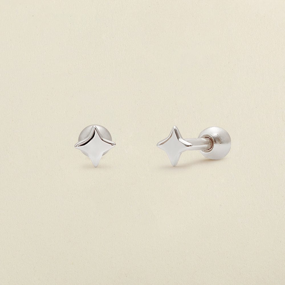 Personalized Star Stud Earrings